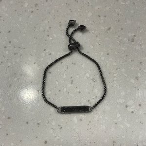 Kendra Scott Druzy Gunmetal Bracelet